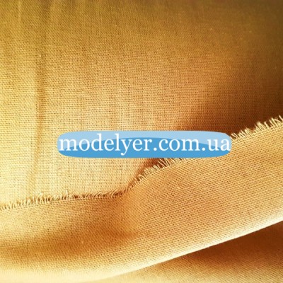 Ткань Лен (горчица)